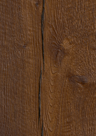 Bywood Plankegulv, 22 cm, Old Wood, Mørkrøget eg, Dybdebørstet, Olieret, med lange fyldte svindrevner